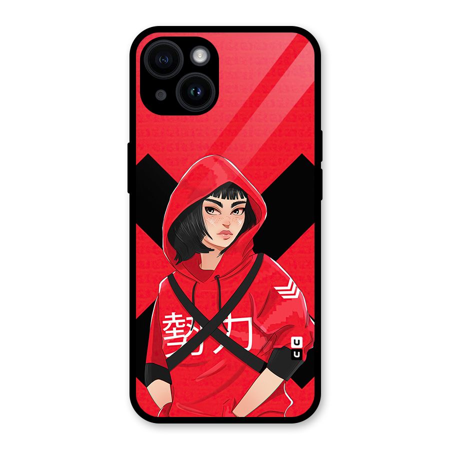 Money Heist Tokyo Digital Art Glass Back Case for iPhone 14