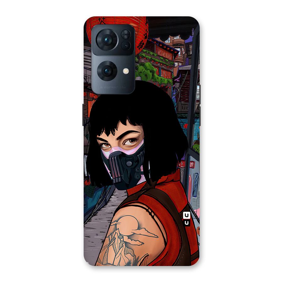 Money Heist Tokyo Mask Back Case for Oppo Reno7 Pro 5G