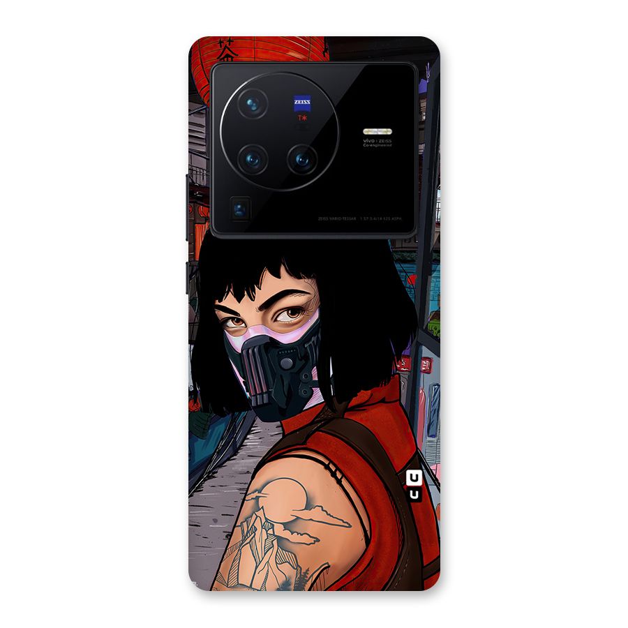 Money Heist Tokyo Mask Back Case for Vivo X80 Pro
