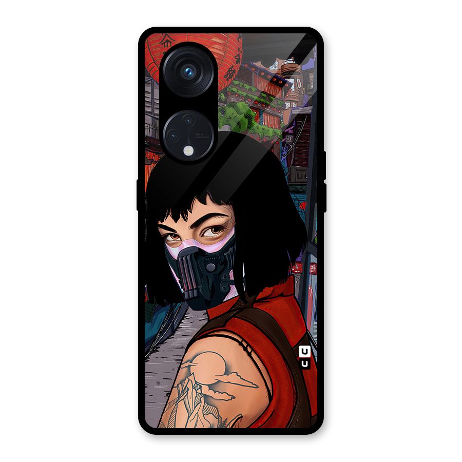 Money Heist Tokyo Mask Glass Back Case for Reno8 T 5G