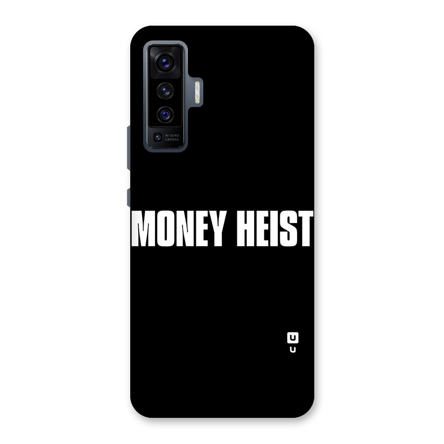 Money Heist Typography Back Case for Vivo X50