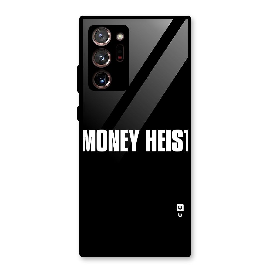 Money Heist Typography Glass Back Case for Galaxy Note 20 Ultra 5G