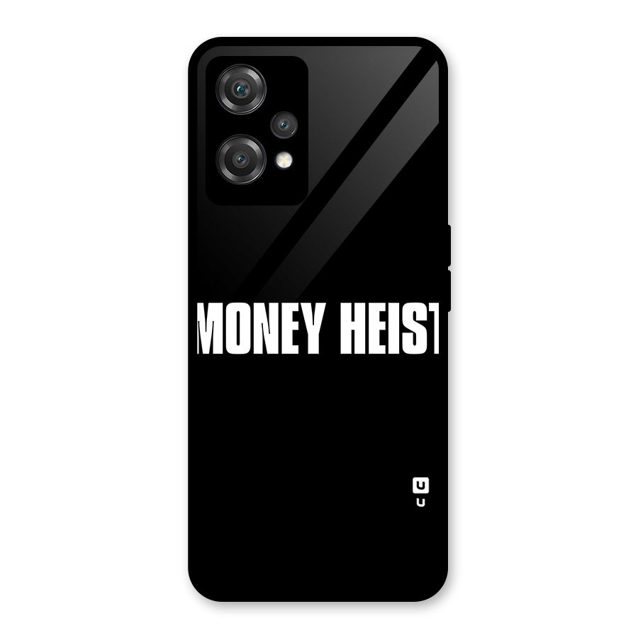 Money Heist Typography Glass Back Case for OnePlus Nord CE 2 Lite 5G