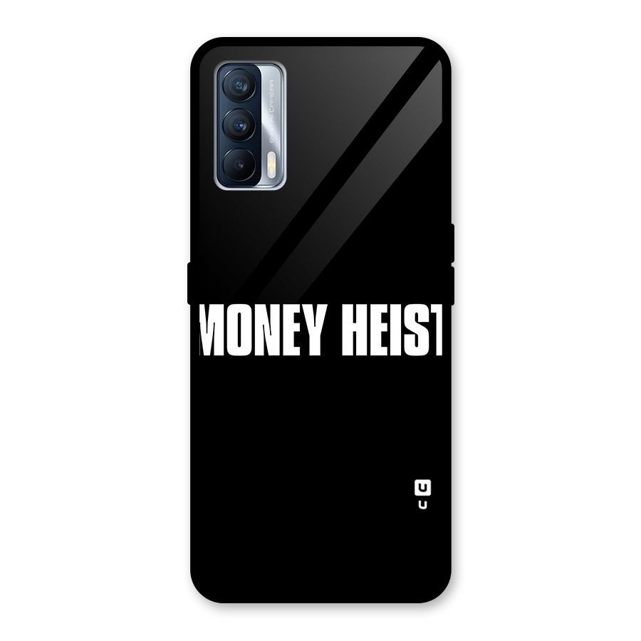 Money Heist Typography Glass Back Case for Realme X7