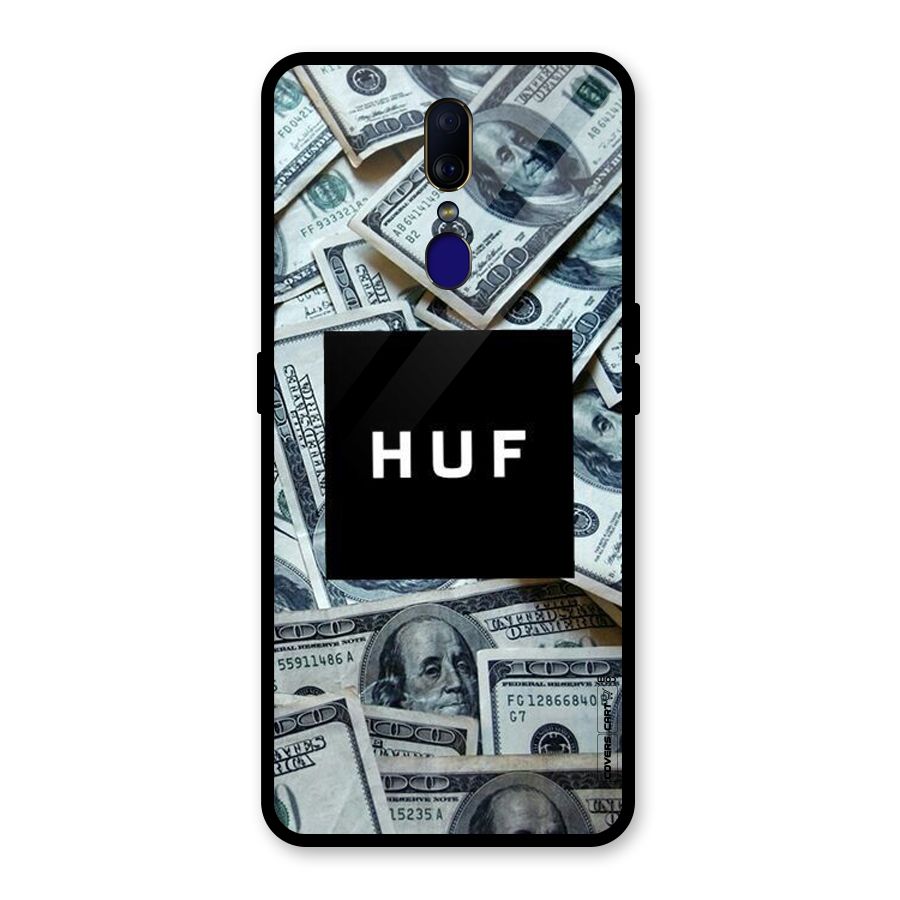 Money Life Glass Back Case for Oppo F11