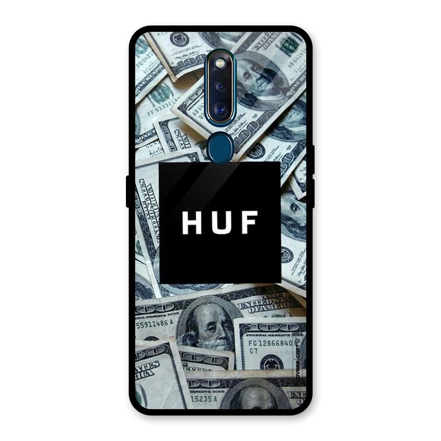 Money Life Glass Back Case for Oppo F11 Pro