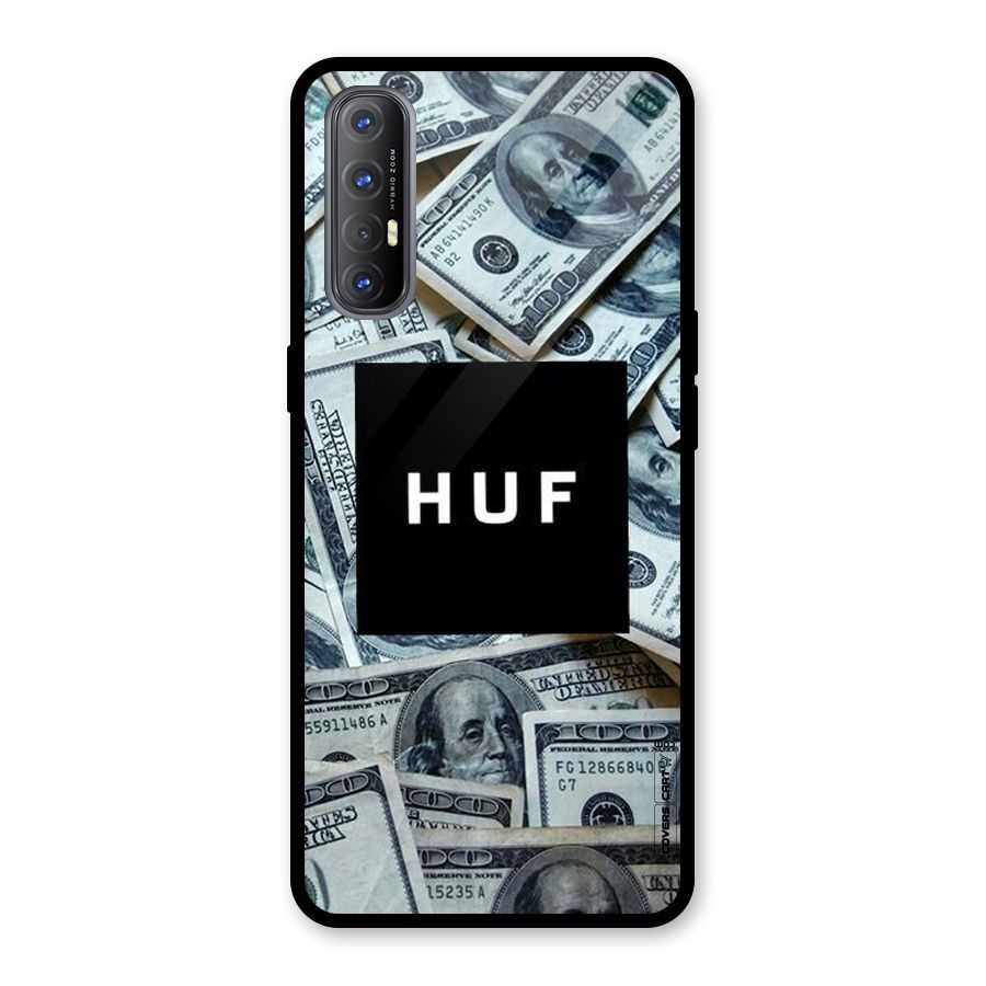 Money Life Glass Back Case for Oppo Reno3 Pro