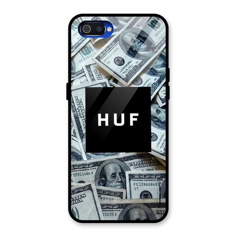 Money Life Glass Back Case for Realme C2