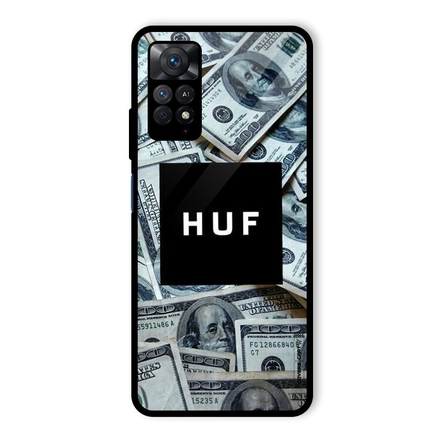 Money Life Glass Back Case for Redmi Note 11 Pro