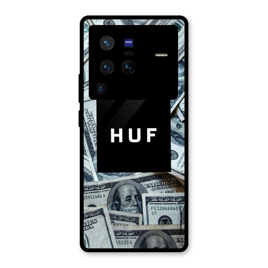 Money Life Glass Back Case for Vivo X80 Pro