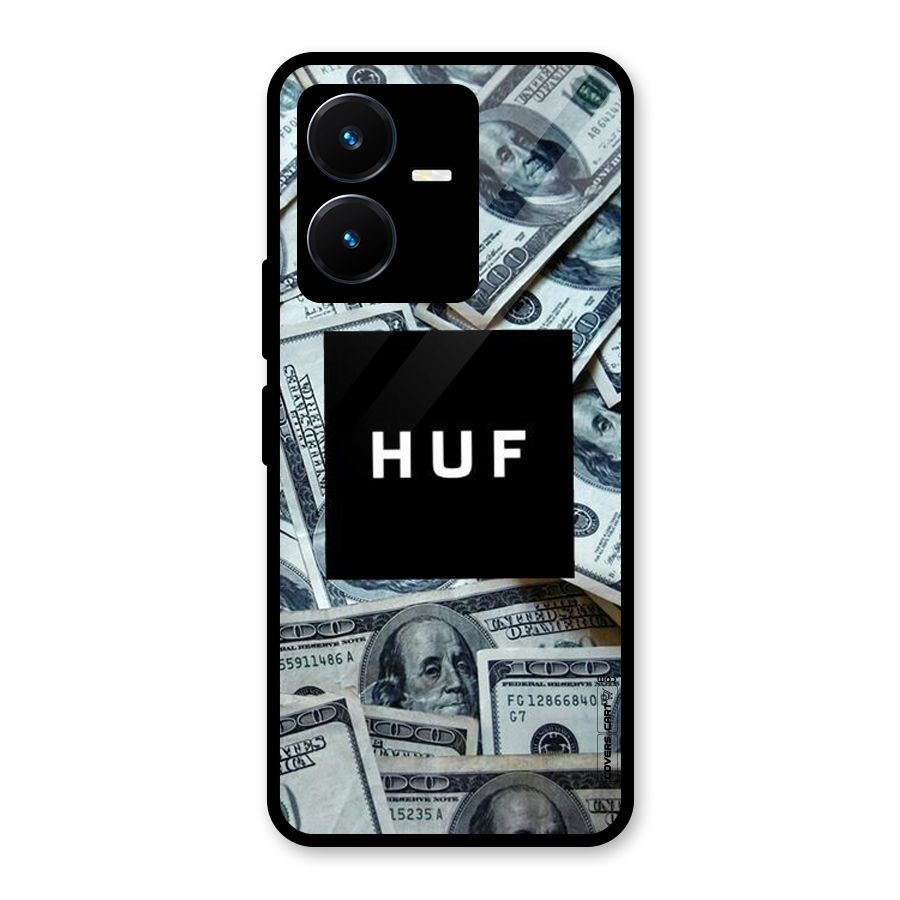 Money Life Glass Back Case for Vivo Y22