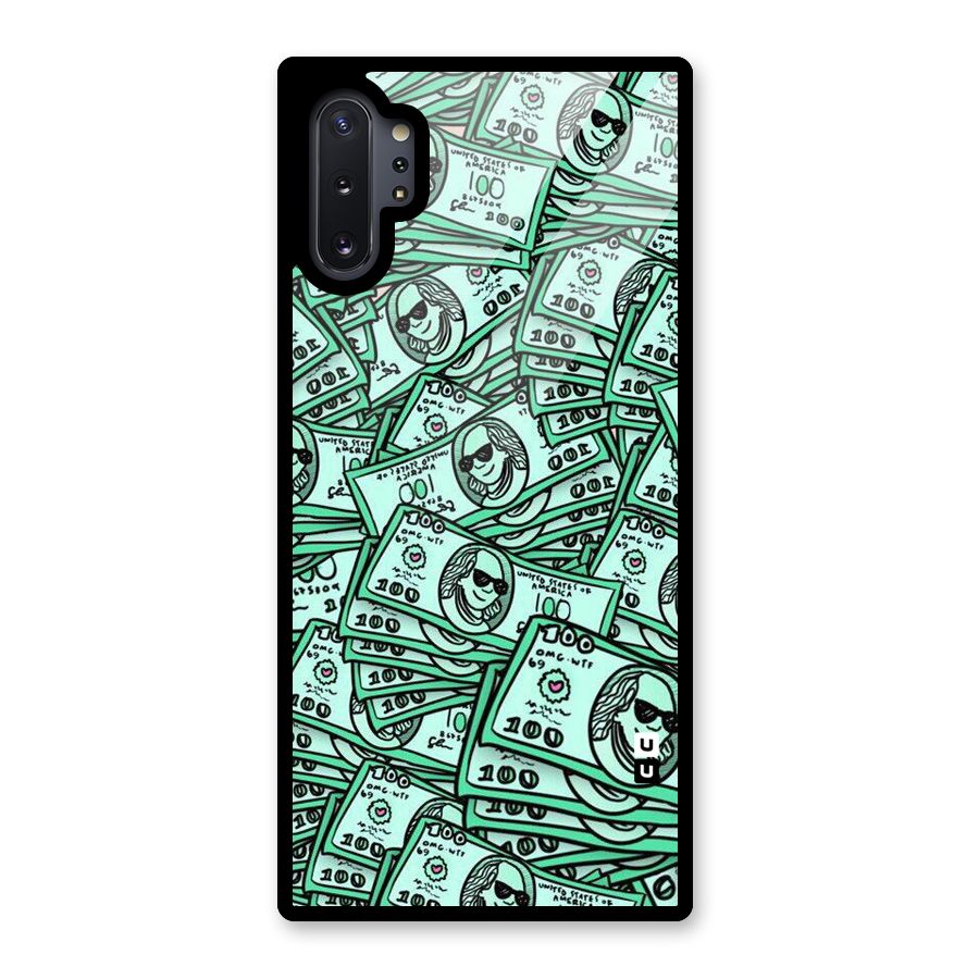 Money Swag Glass Back Case for Galaxy Note 10 Plus