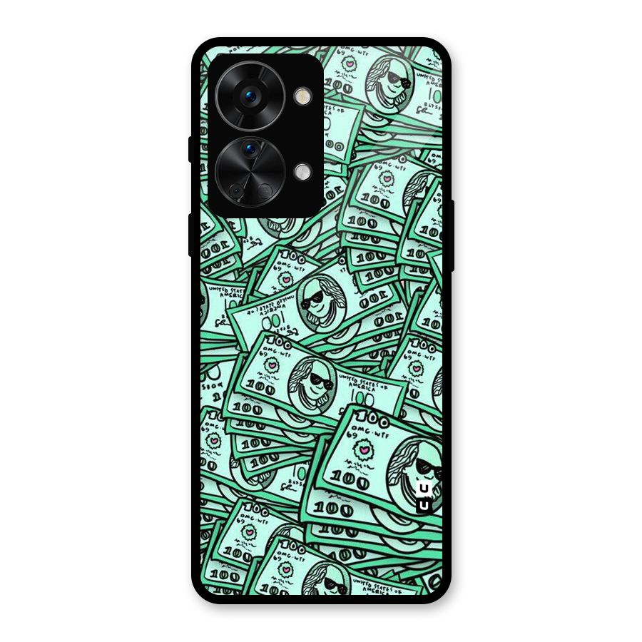 Money Swag Glass Back Case for OnePlus Nord 2T