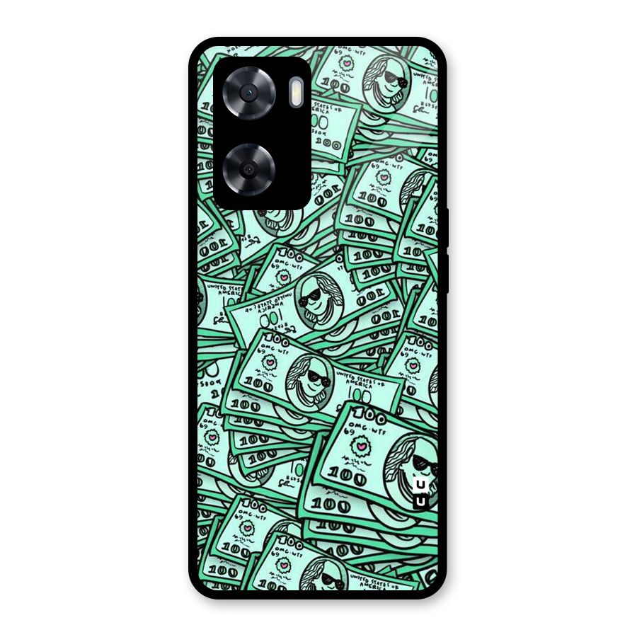 Money Swag Glass Back Case for Oppo A57 2022