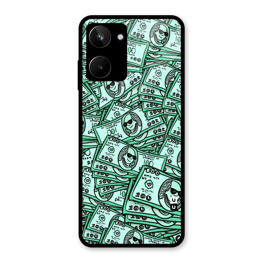 Money Swag Glass Back Case for Realme 10