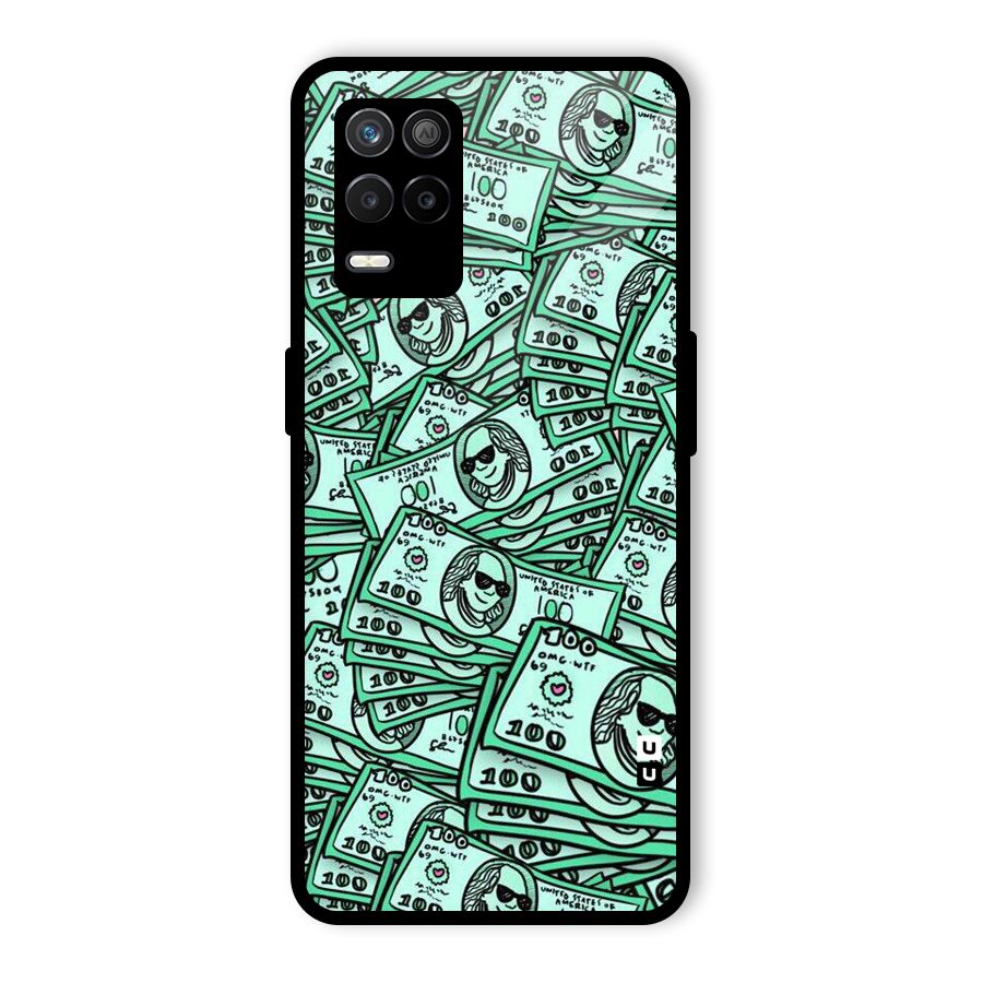 Money Swag Glass Back Case for Realme 8 5G