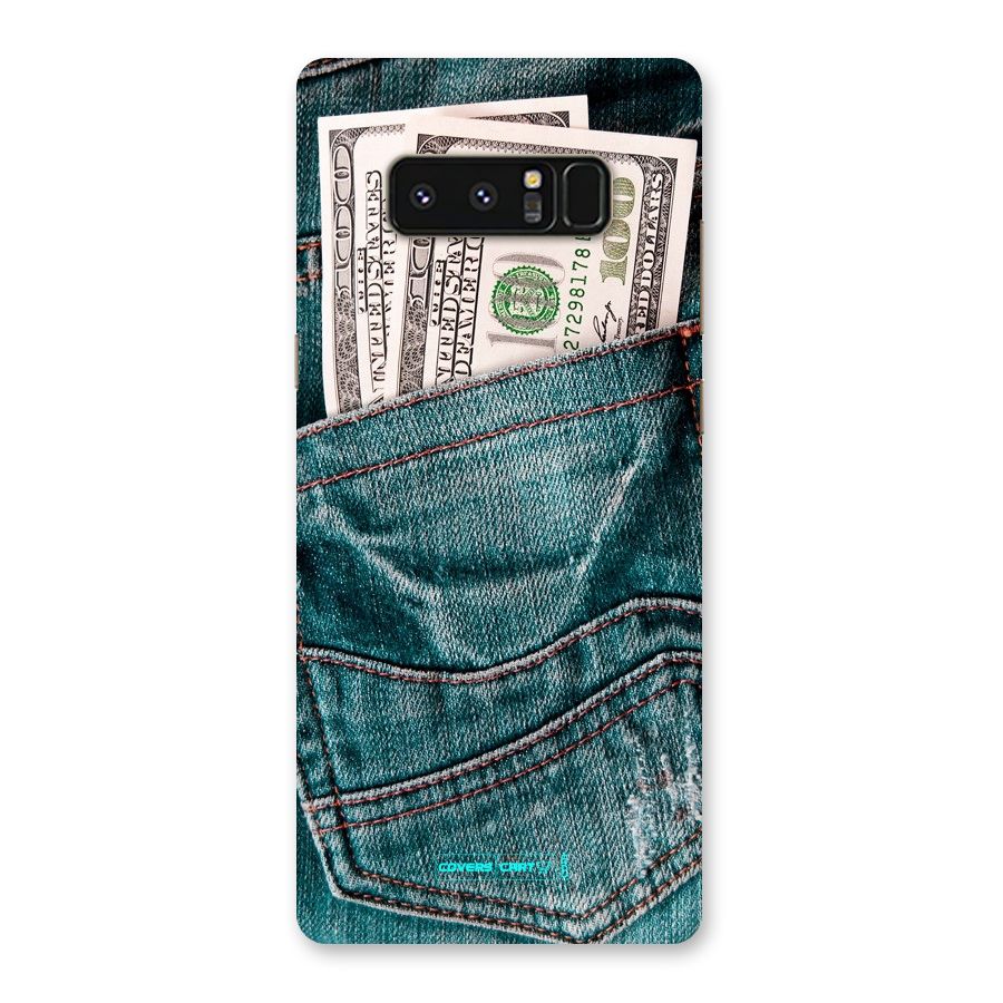 Money in Jeans Back Case for Galaxy Note 8