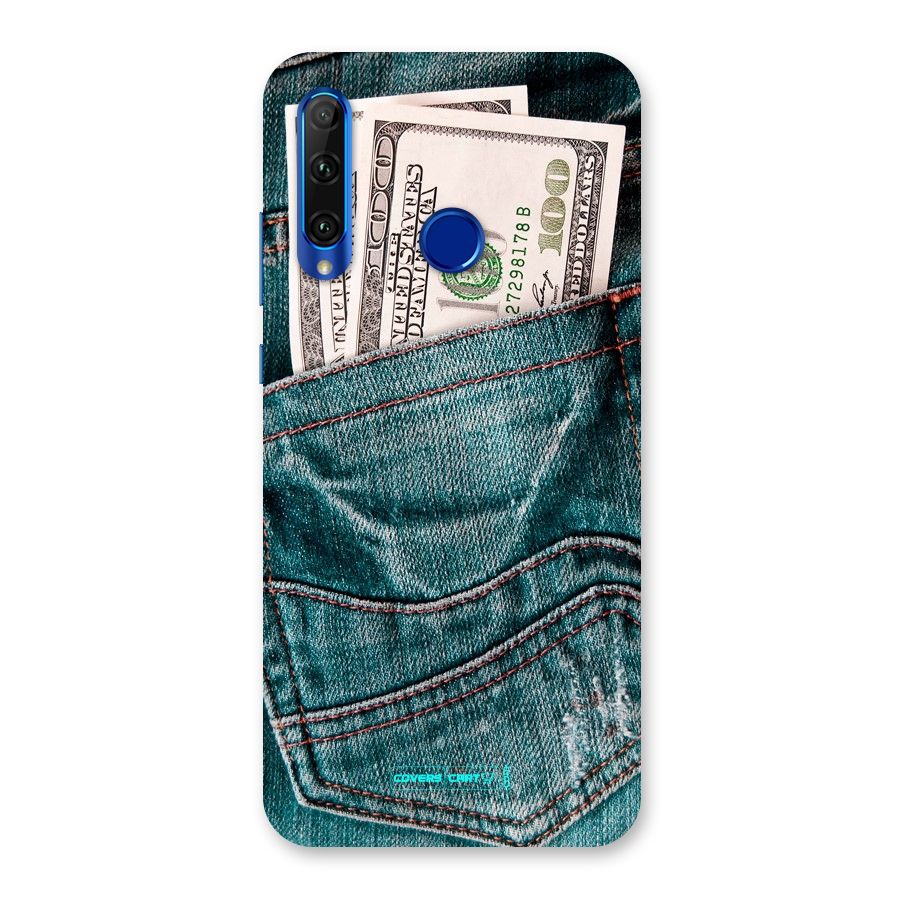 Money in Jeans Back Case for Honor 20i