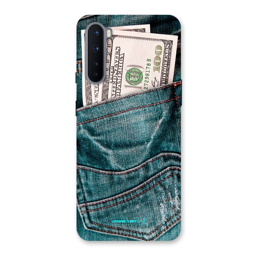 Money in Jeans Back Case for OnePlus Nord