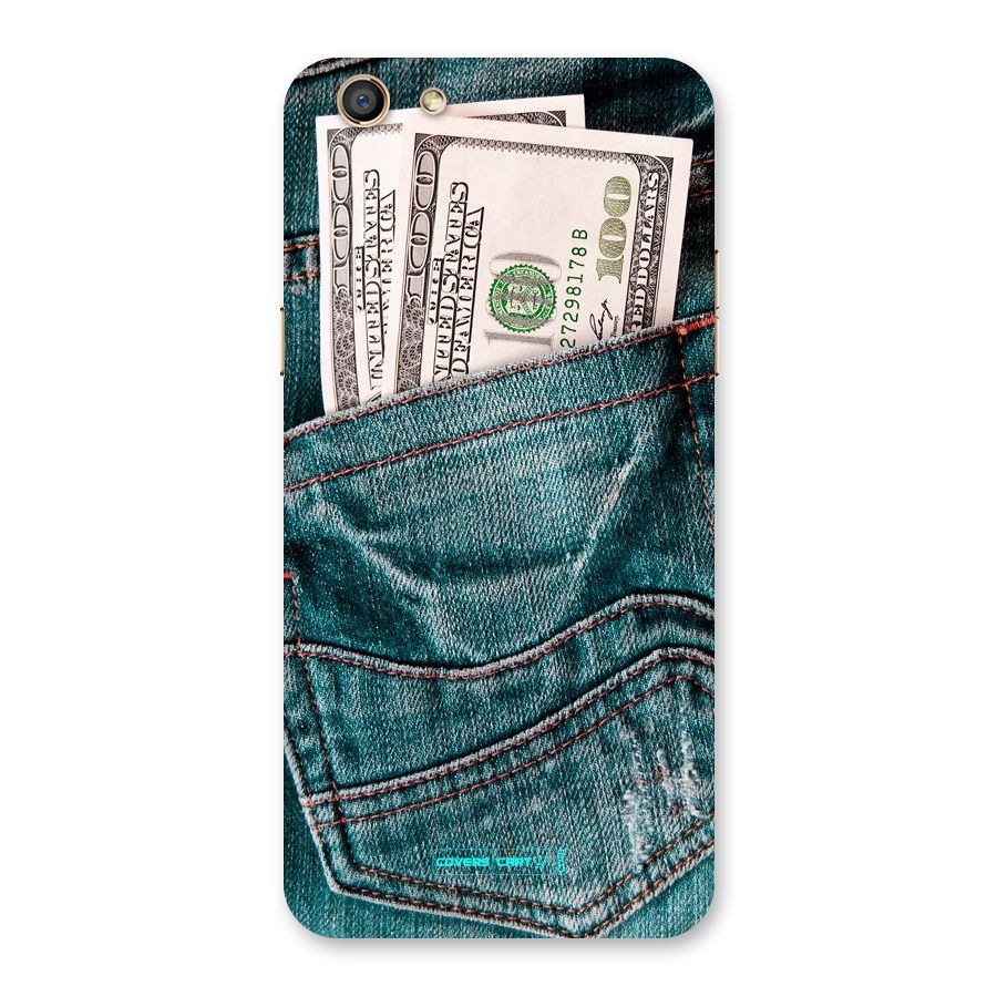 Money in Jeans Back Case for Oppo F3