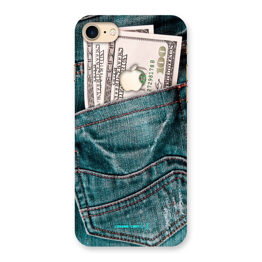 Money in Jeans Back Case for iPhone 7 Apple Cut