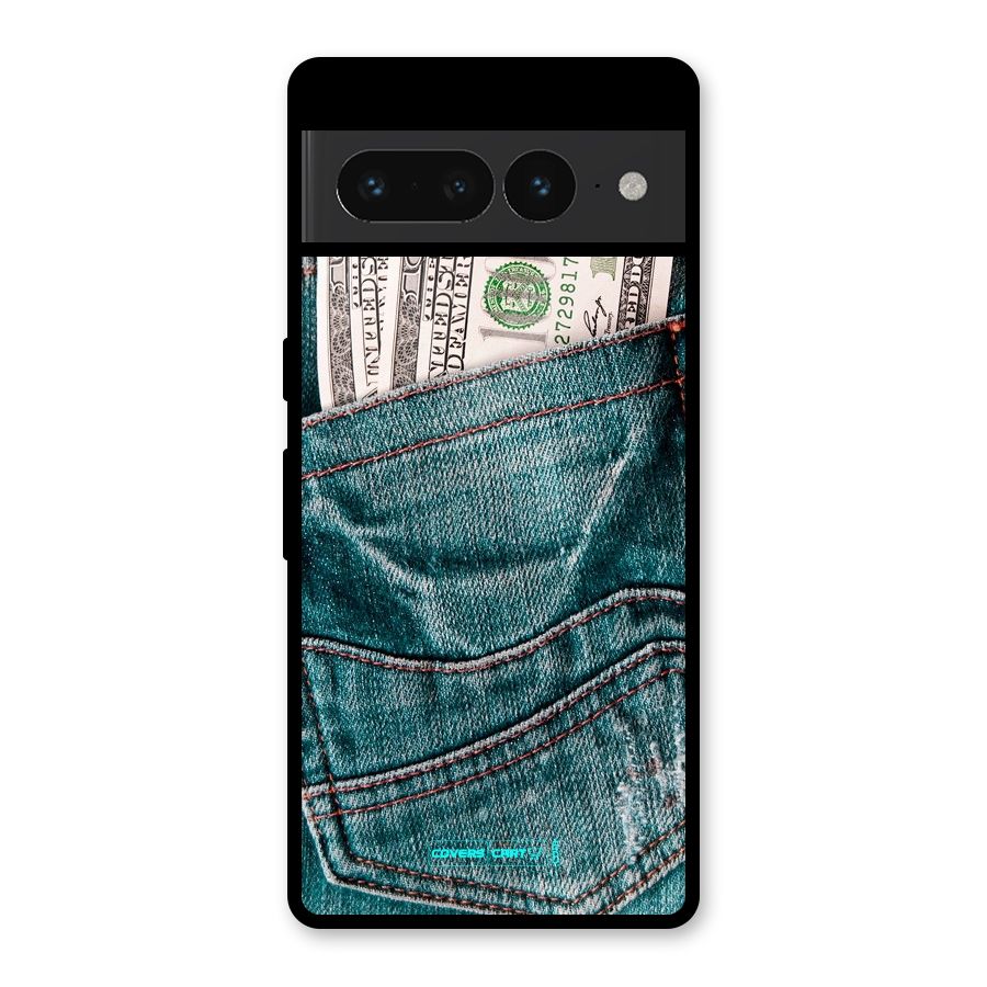 Money in Jeans Glass Back Case for Google Pixel 7 Pro