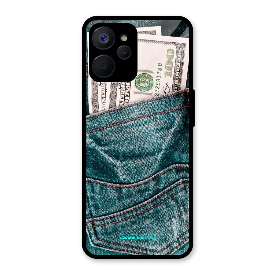 Money in Jeans Glass Back Case for Realme 9i 5G