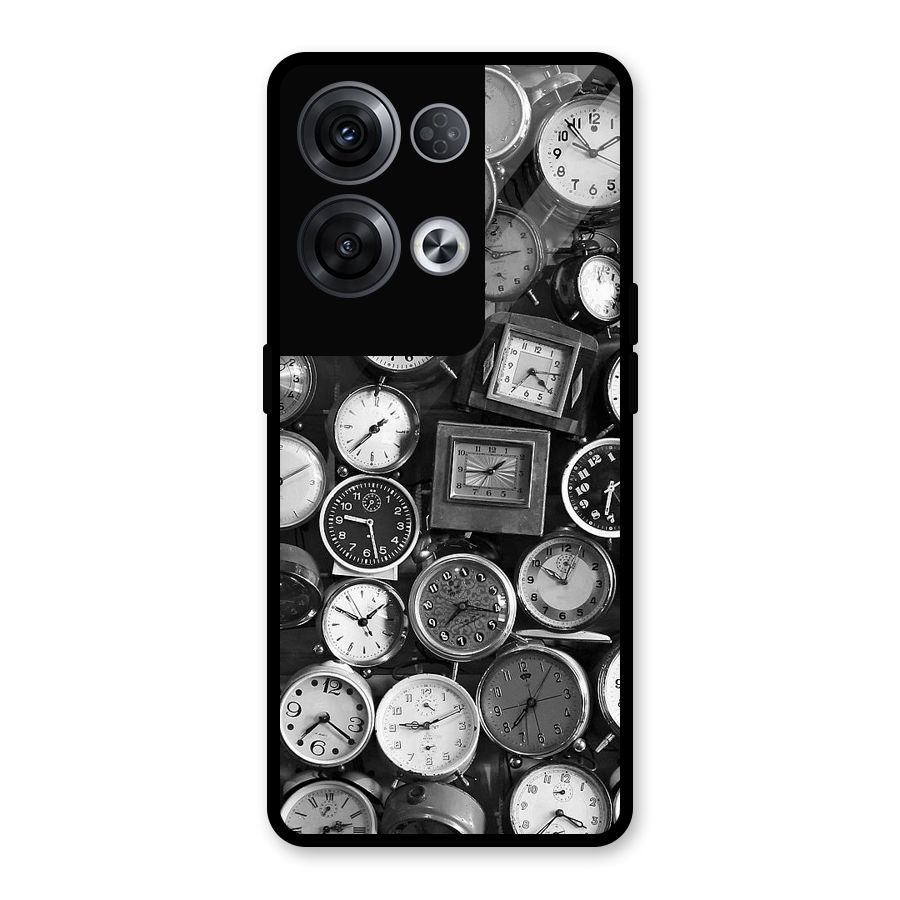 Monochrome Collection Glass Back Case for Oppo Reno8 Pro 5G