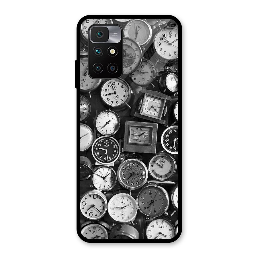 Monochrome Collection Glass Back Case for Redmi 10 Prime