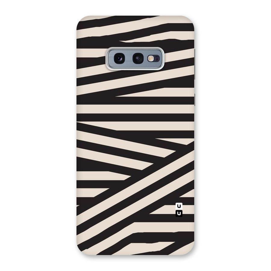 Monochrome Lines Back Case for Galaxy S10e