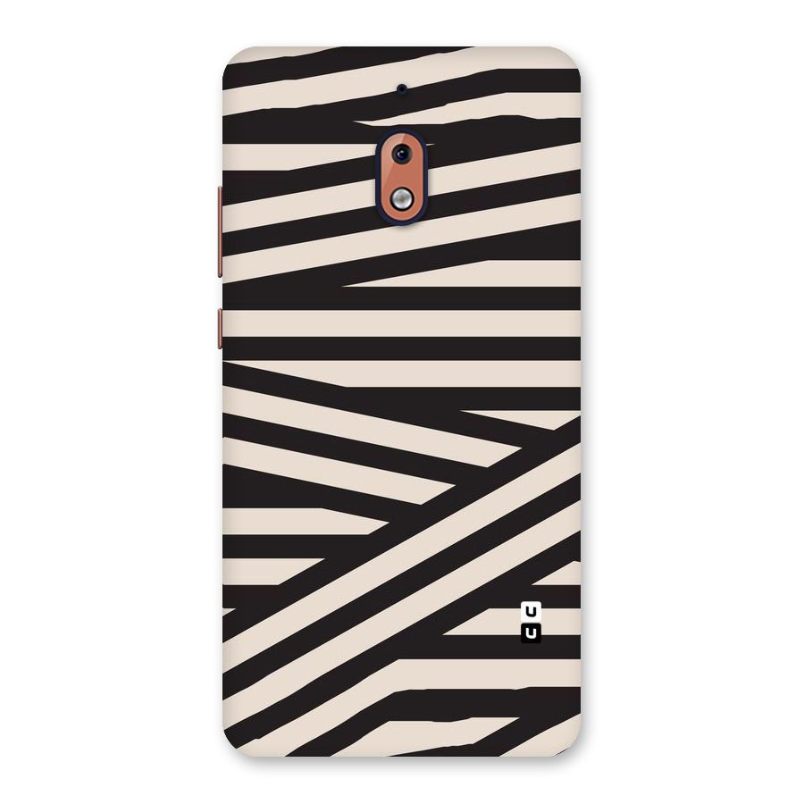 Monochrome Lines Back Case for Nokia 2.1
