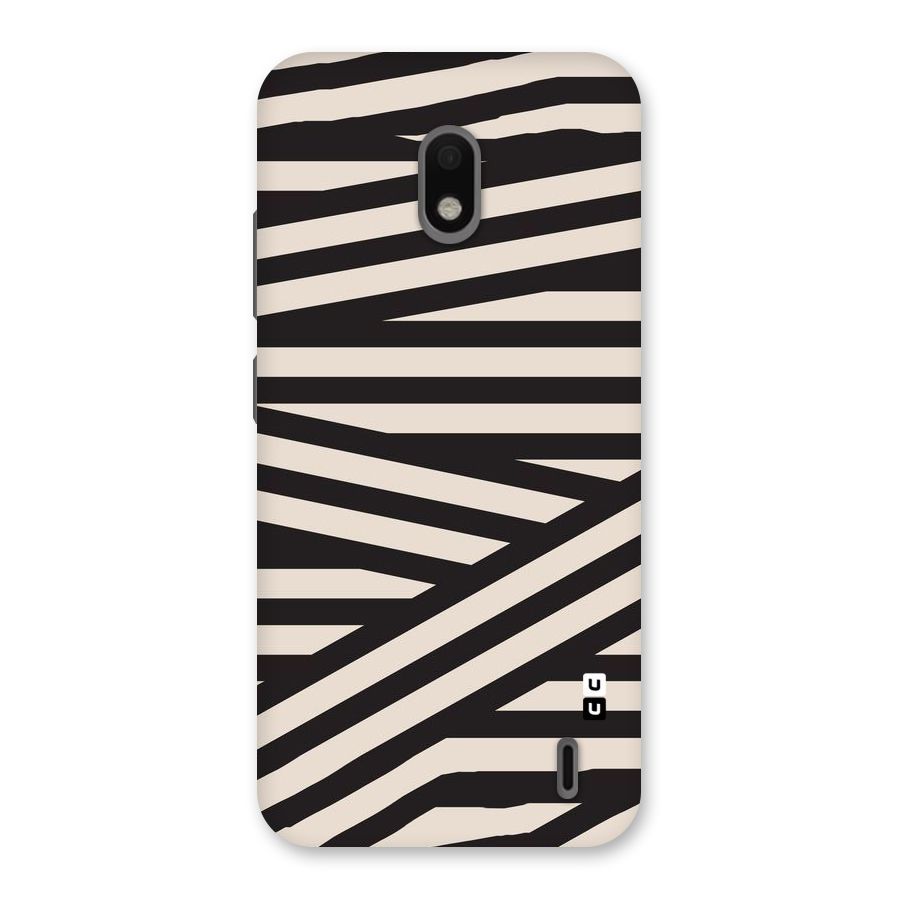 Monochrome Lines Back Case for Nokia 2.2
