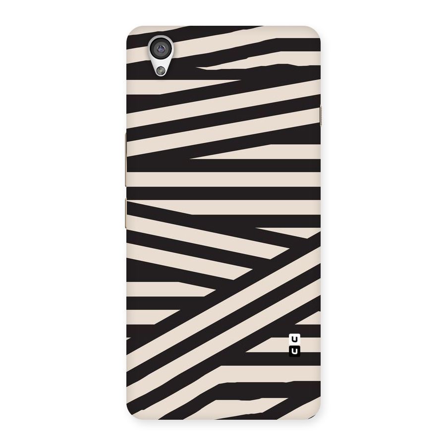 Monochrome Lines Back Case for OnePlus X