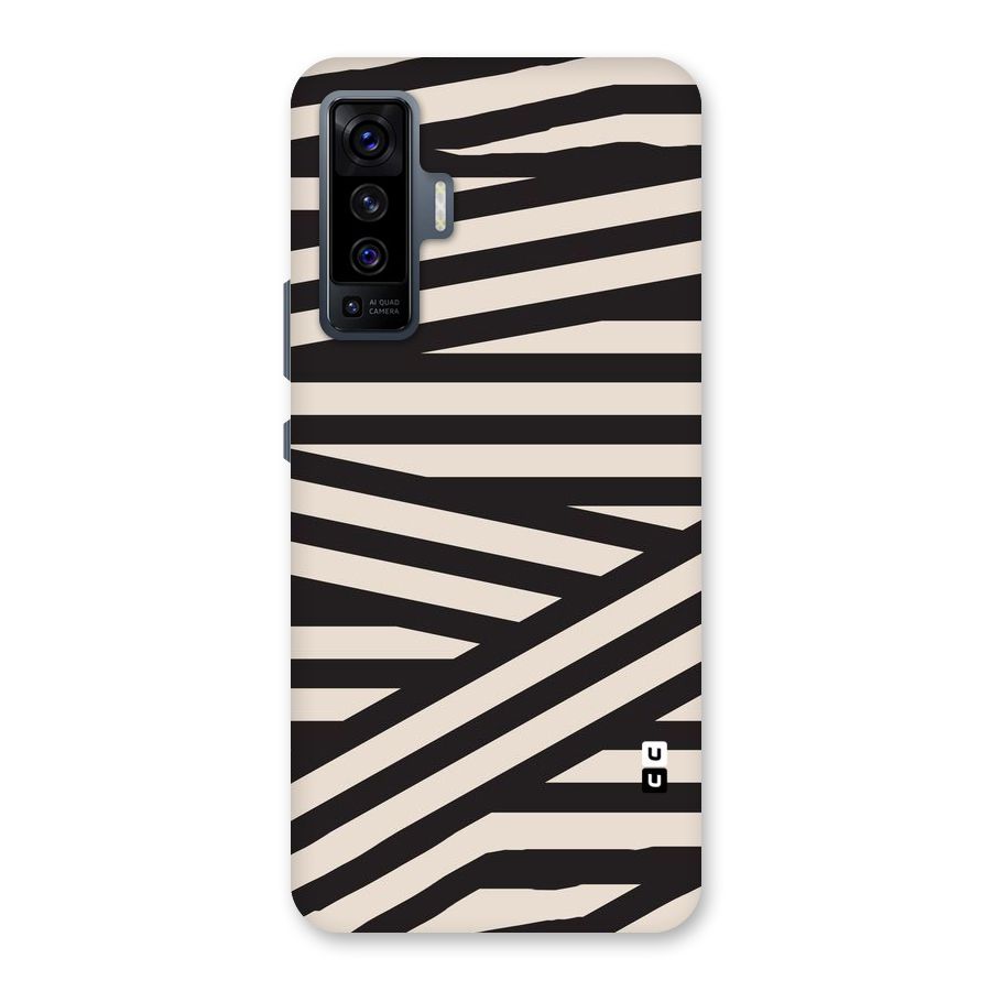 Monochrome Lines Back Case for Vivo X50