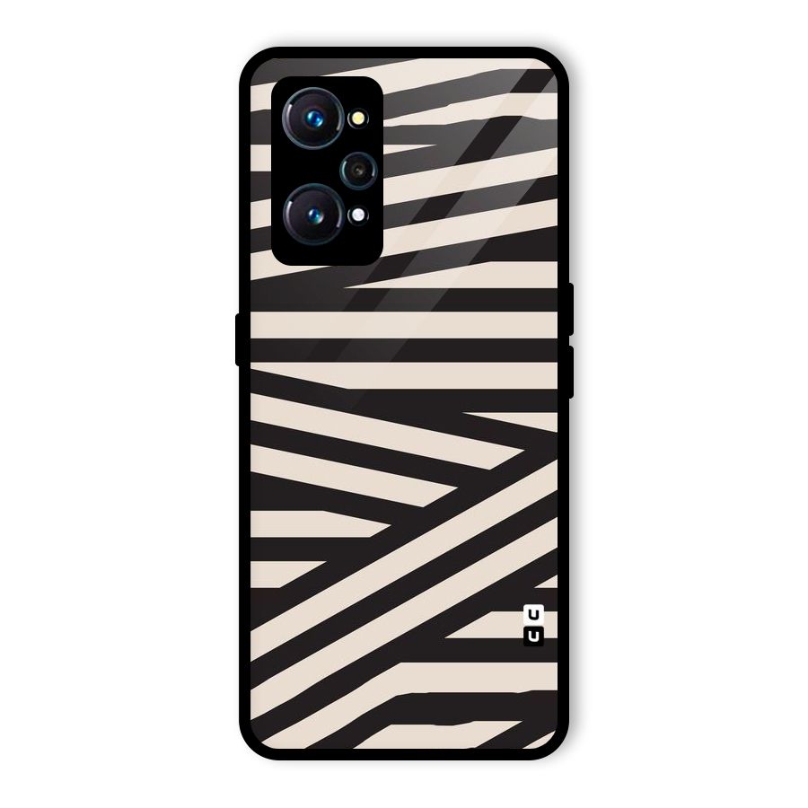 Monochrome Lines Glass Back Case for Realme GT 2