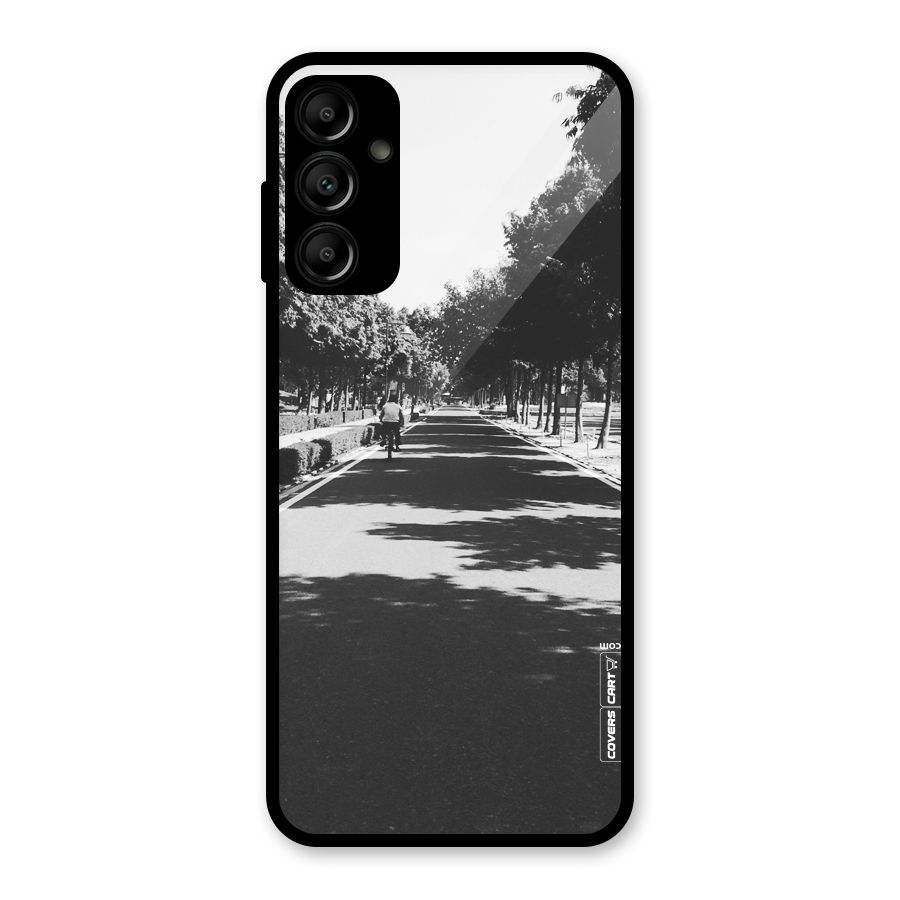 Monochrome Path Glass Back Case for Galaxy A14 5G