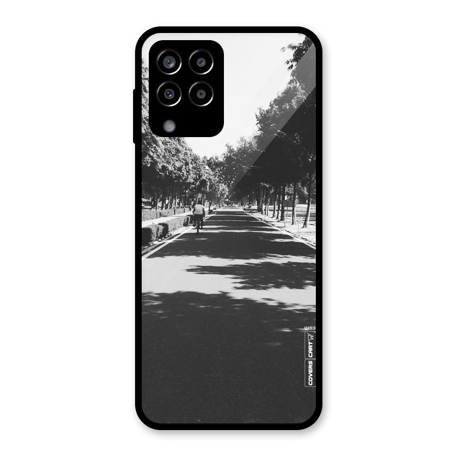 Monochrome Path Glass Back Case for Galaxy M33