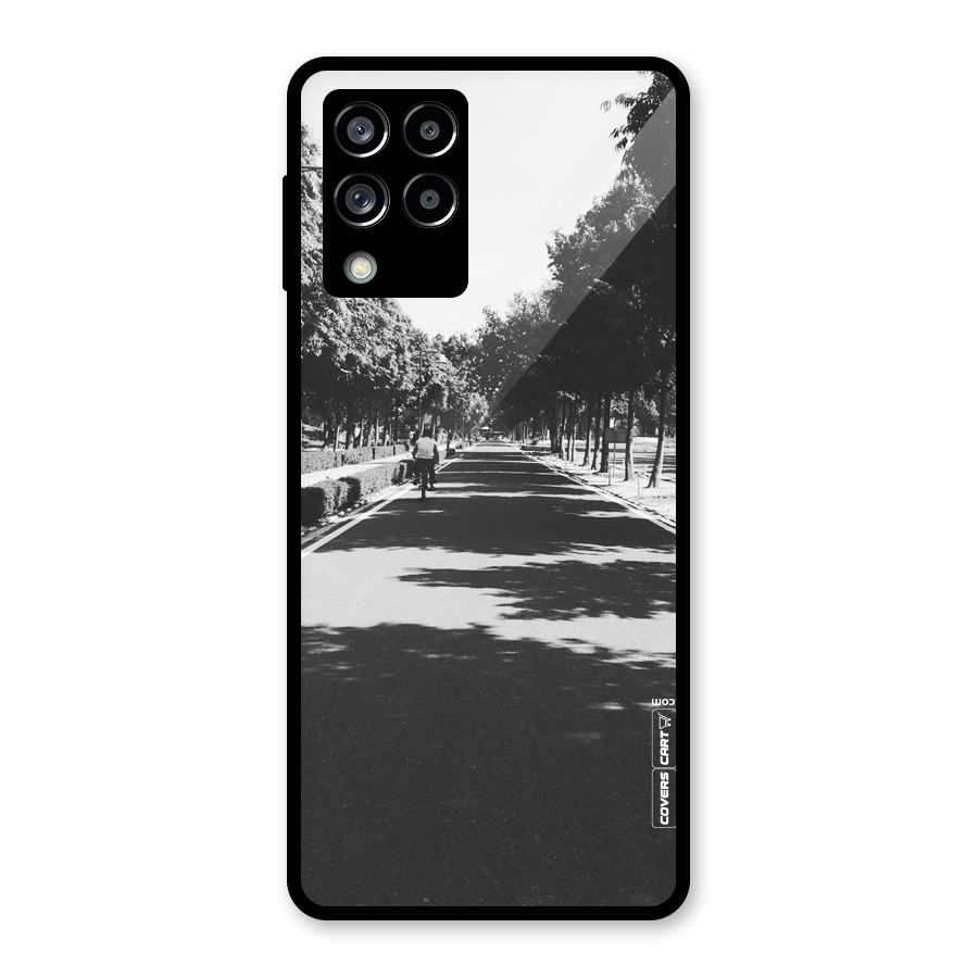 Monochrome Path Glass Back Case for Galaxy M53 5G