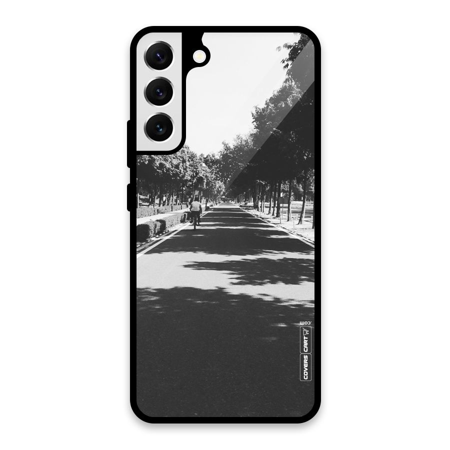 Monochrome Path Glass Back Case for Galaxy S22 Plus 5G