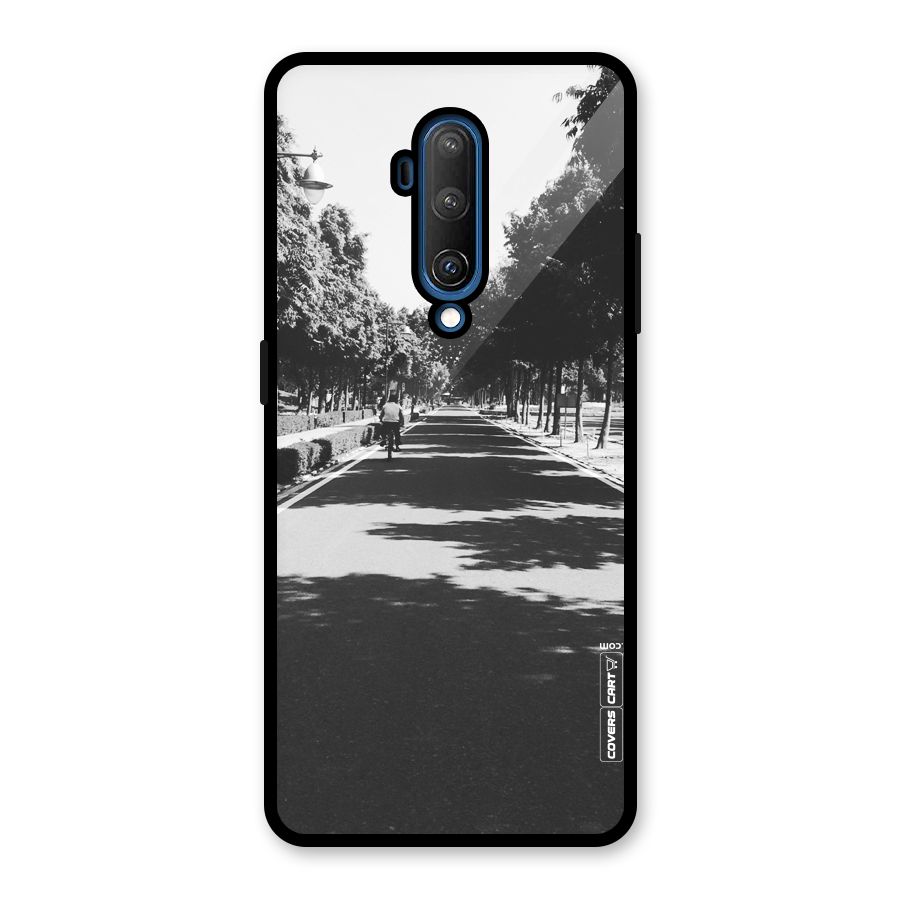 Monochrome Path Glass Back Case for OnePlus 7T Pro