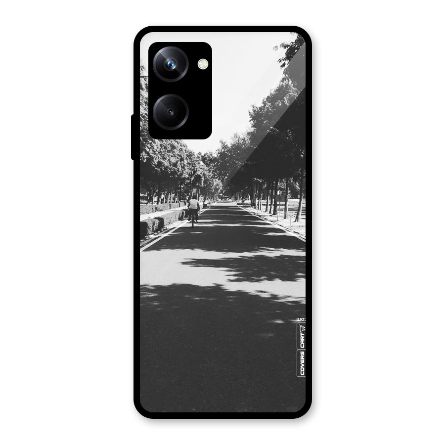 Monochrome Path Glass Back Case for Realme 10 Pro