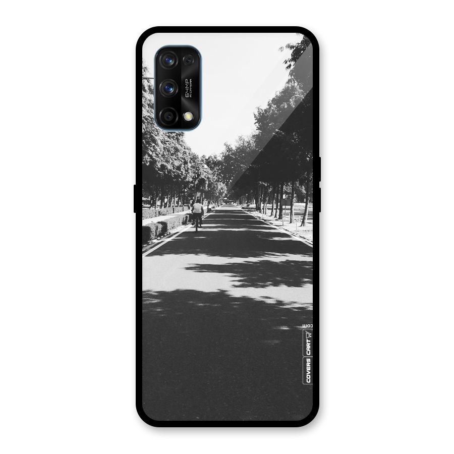 Monochrome Path Glass Back Case for Realme 7 Pro