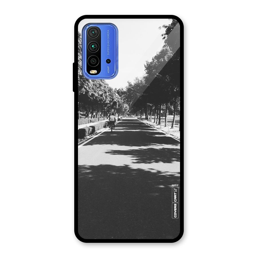 Monochrome Path Glass Back Case for Redmi 9 Power