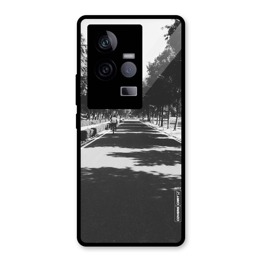 Monochrome Path Glass Back Case for Vivo iQOO 11 5G