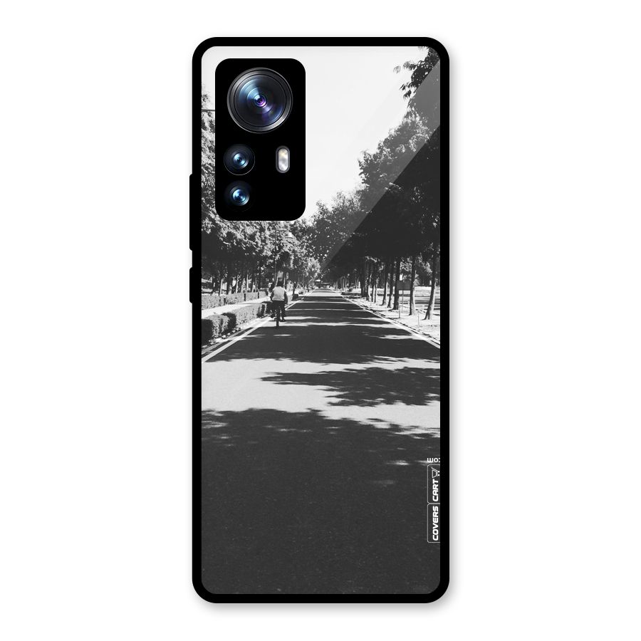 Monochrome Path Glass Back Case for Xiaomi 12 Pro
