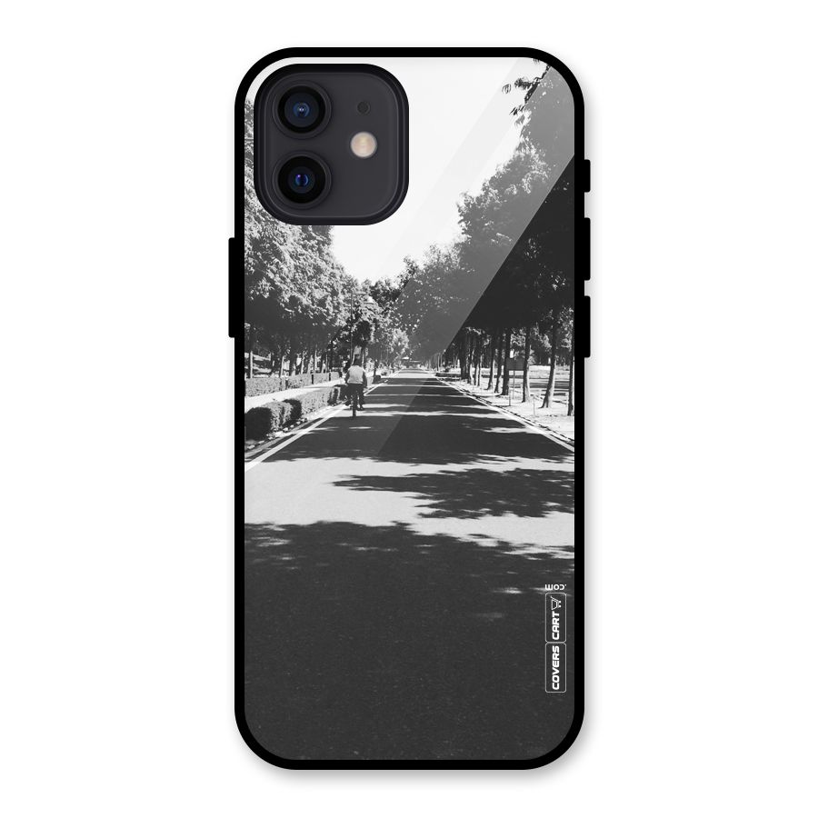 Monochrome Path Glass Back Case for iPhone 12