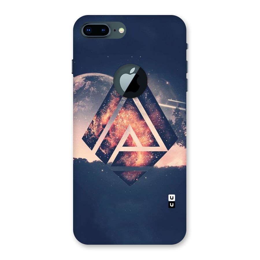 Moon Abstract Back Case for iPhone 7 Plus Logo Cut