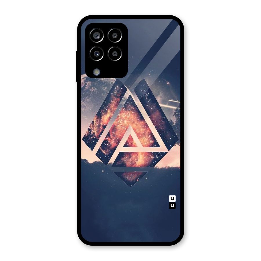 Moon Abstract Glass Back Case for Galaxy M33