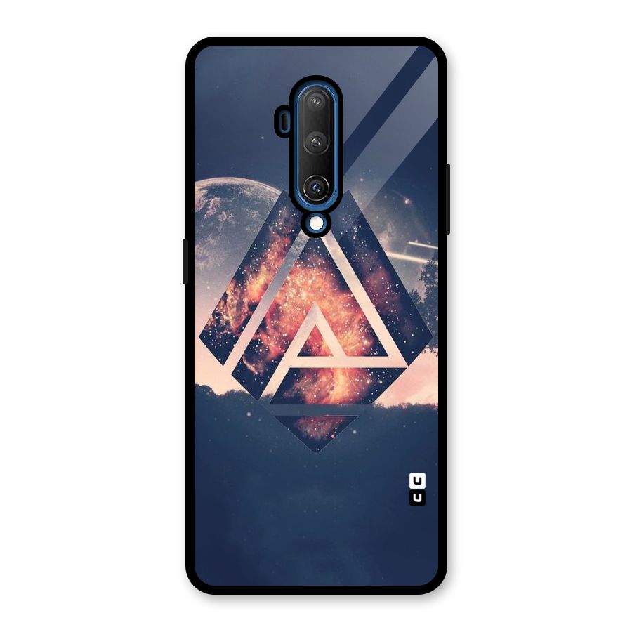 Moon Abstract Glass Back Case for OnePlus 7T Pro