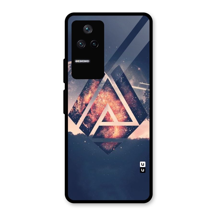 Moon Abstract Glass Back Case for Poco F4 5G